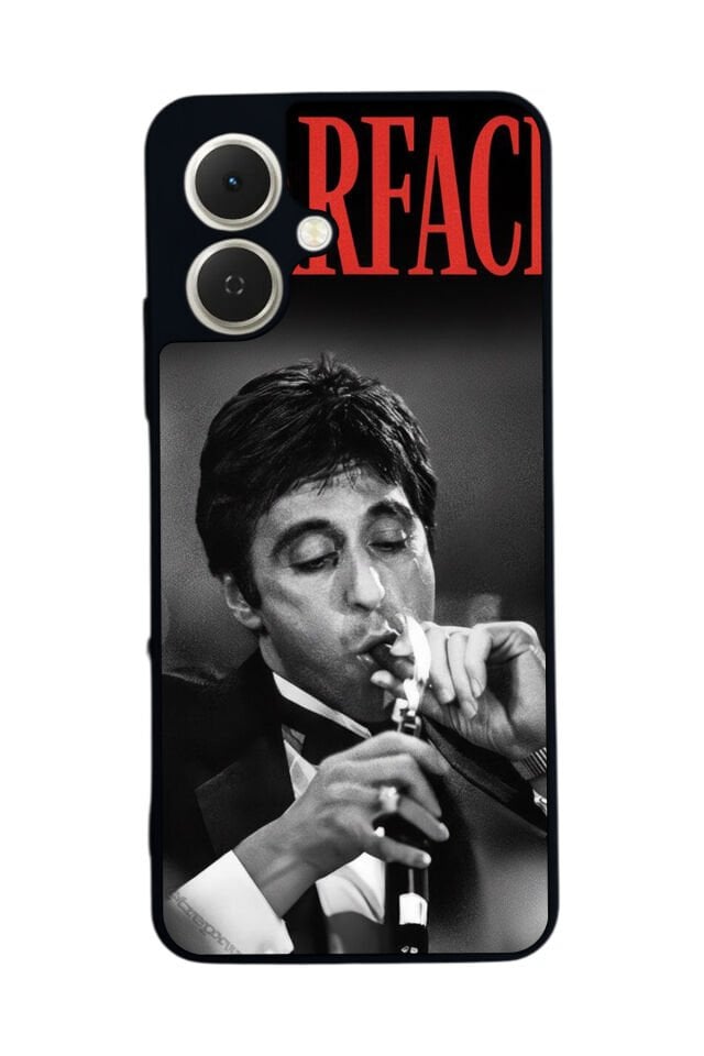 Tecno Spark GO 2 Uyumlu Scarface Tasarımlı Glossy Premium Kılıf