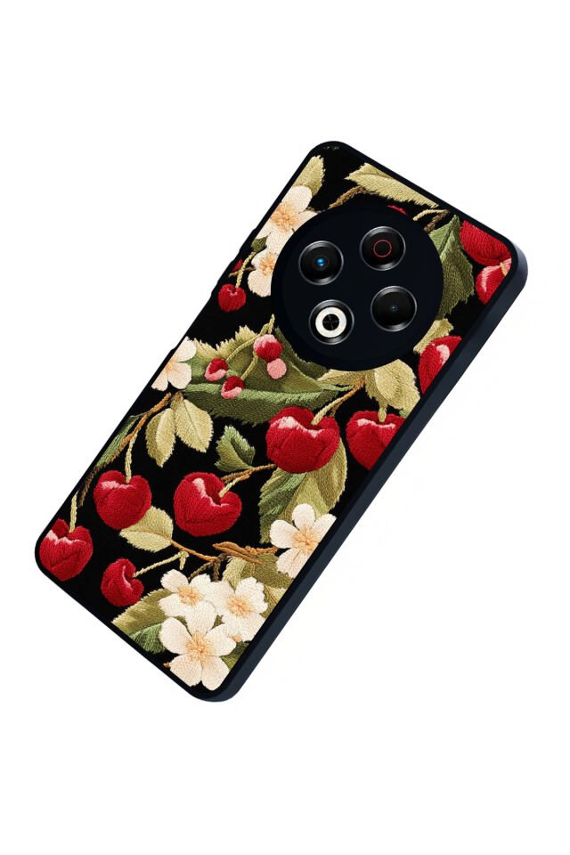 Tecno Spark 30 Uyumlu Floral Tasarımlı Glossy Premium Kılıf