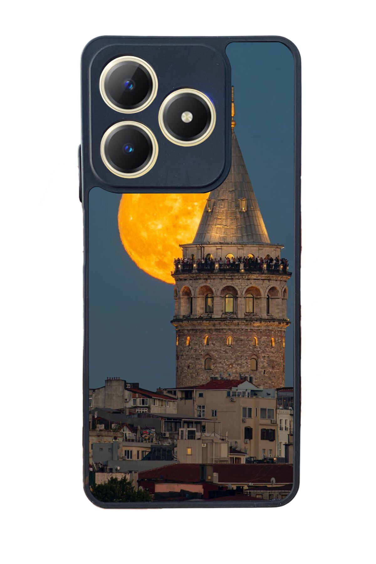 Realme C63 Mat Uyumlu Siyah Kılıf – Yumuşak Silikon, Koruyucu, Şok Emici Kapak