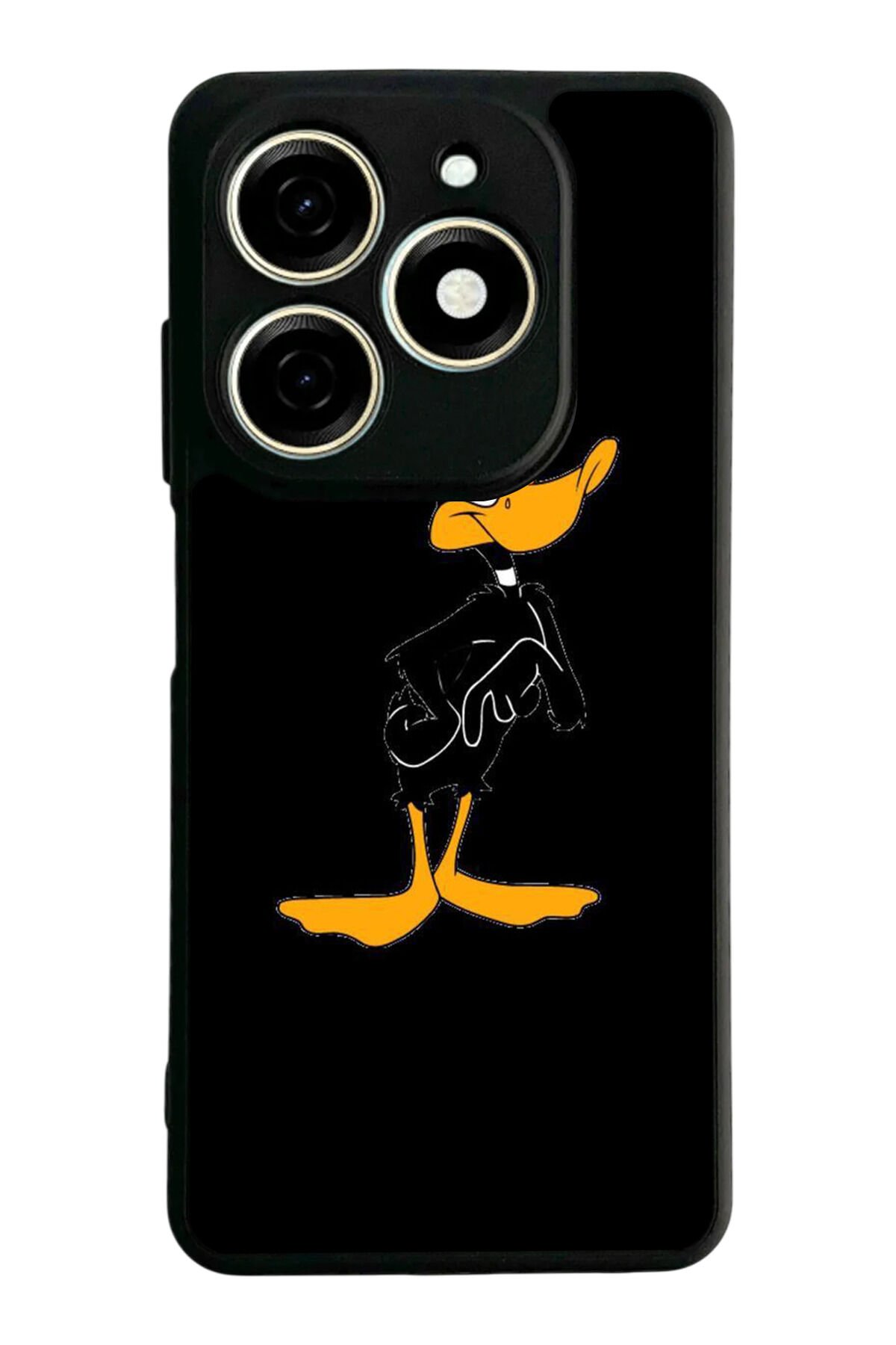 Infınıx Smart 8 Pro Uyumlu Daffy duck Tasarımlı Glossy Premium Kılıf