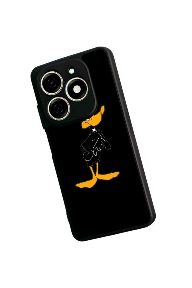 Infınıx Smart 8 Pro Uyumlu Daffy duck Tasarımlı Glossy Premium Kılıf