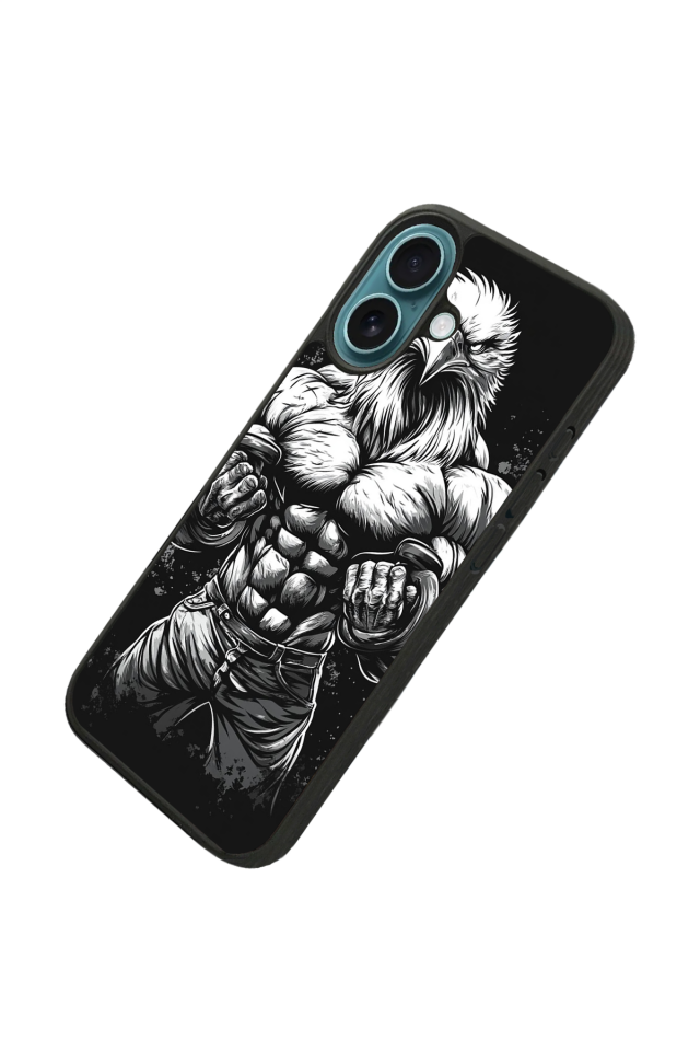 iPhone 16 Uyumlu Besiktas Tasarımlı Glossy Premium Kılıf