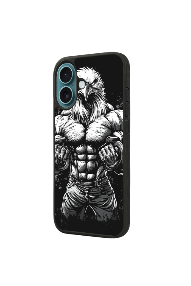 iPhone 16 Uyumlu Besiktas Tasarımlı Glossy Premium Kılıf