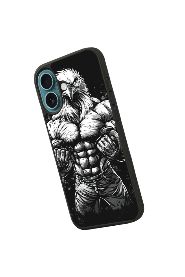 iPhone 16 Uyumlu Besiktas Tasarımlı Glossy Premium Kılıf