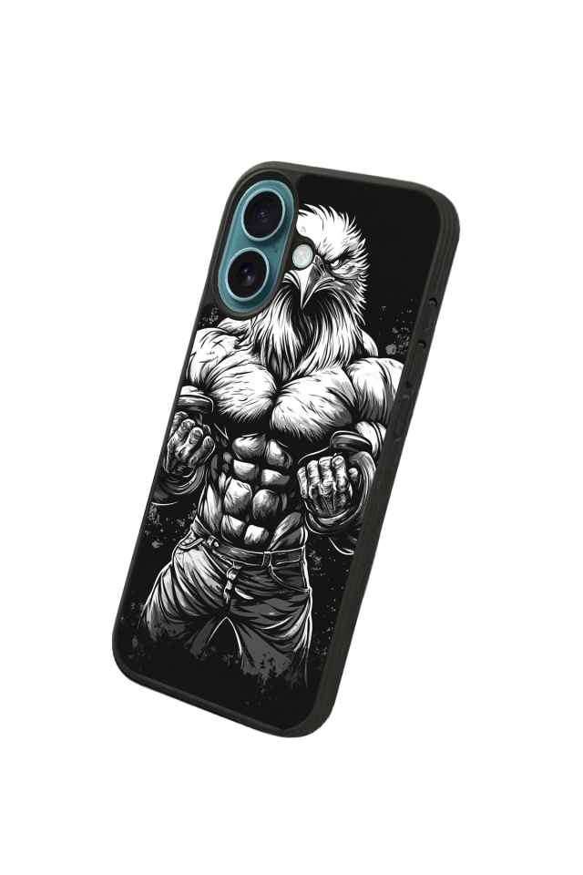 iPhone 16 Uyumlu Besiktas Tasarımlı Glossy Premium Kılıf