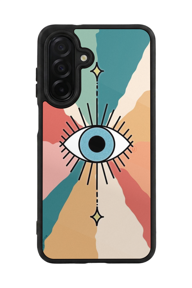 Samsung Galaxy A56 Uyumlu Göz Tasarımlı Glossy Premium Kılıf