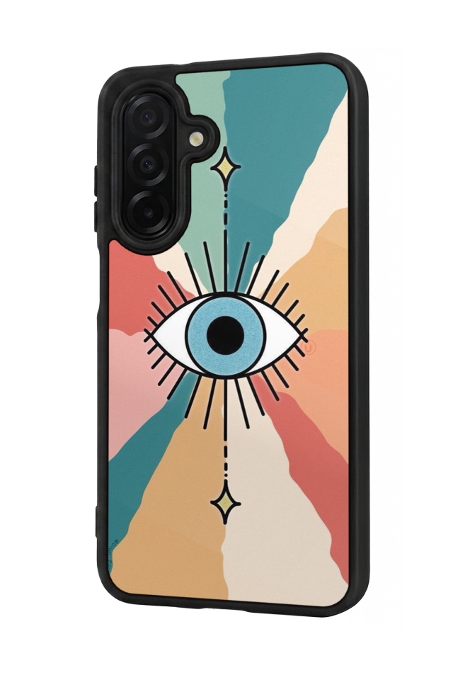 Samsung Galaxy A56 Uyumlu Göz Tasarımlı Glossy Premium Kılıf