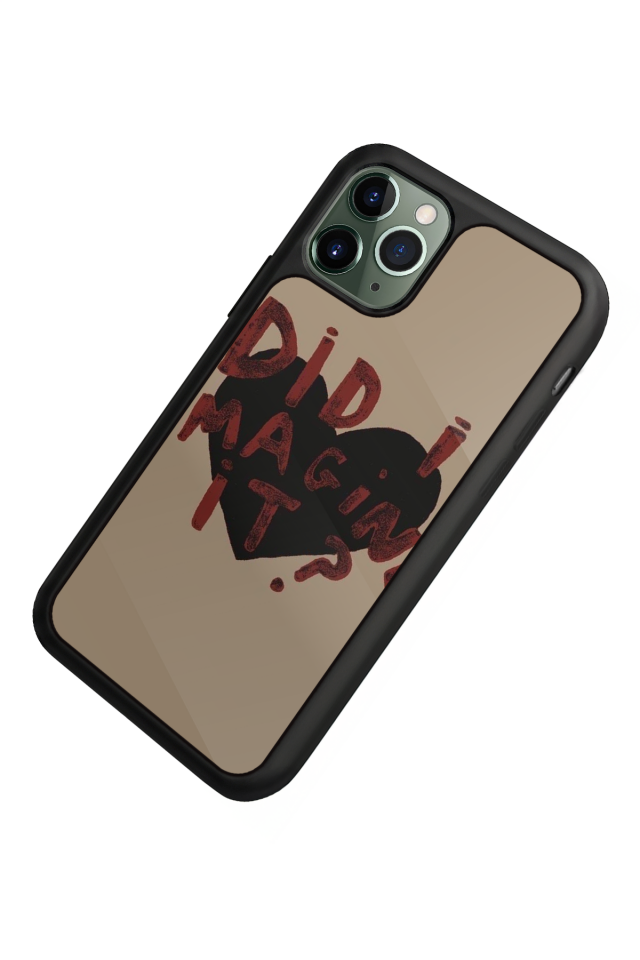 iPhone 11 Pro Max Uyumlu Kalp Love Tasarımlı Glossy Premium Kılıf