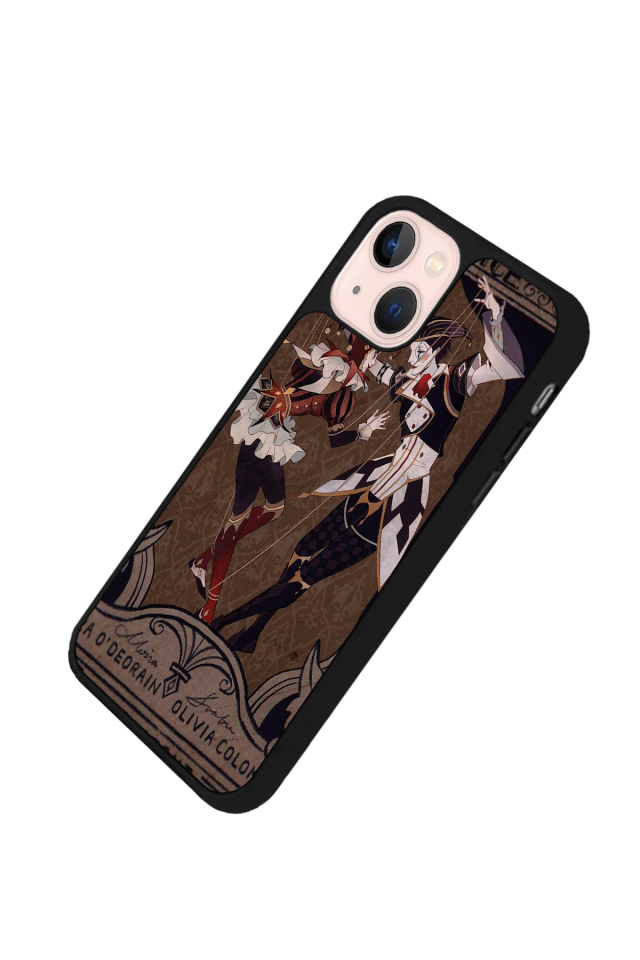 iPhone 13/14 Uyumlu  Kalp Love Tasarımlı Glossy Premium Kılıf