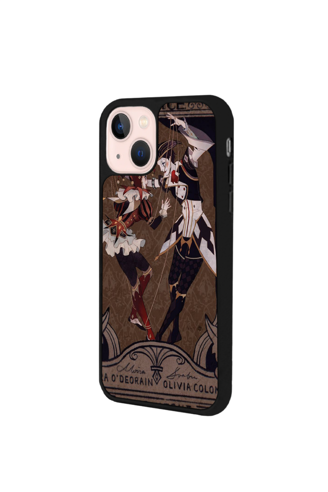 iPhone 13/14 Uyumlu  Kalp Love Tasarımlı Glossy Premium Kılıf