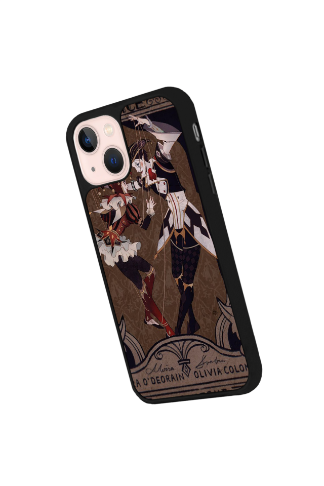 iPhone 13/14 Uyumlu  Kalp Love Tasarımlı Glossy Premium Kılıf