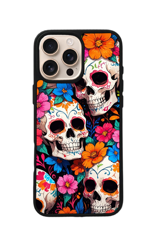 iPhone 16 Pro Max Uyumlu KuruKafa Tasarımlı Glossy Premium Kılıf