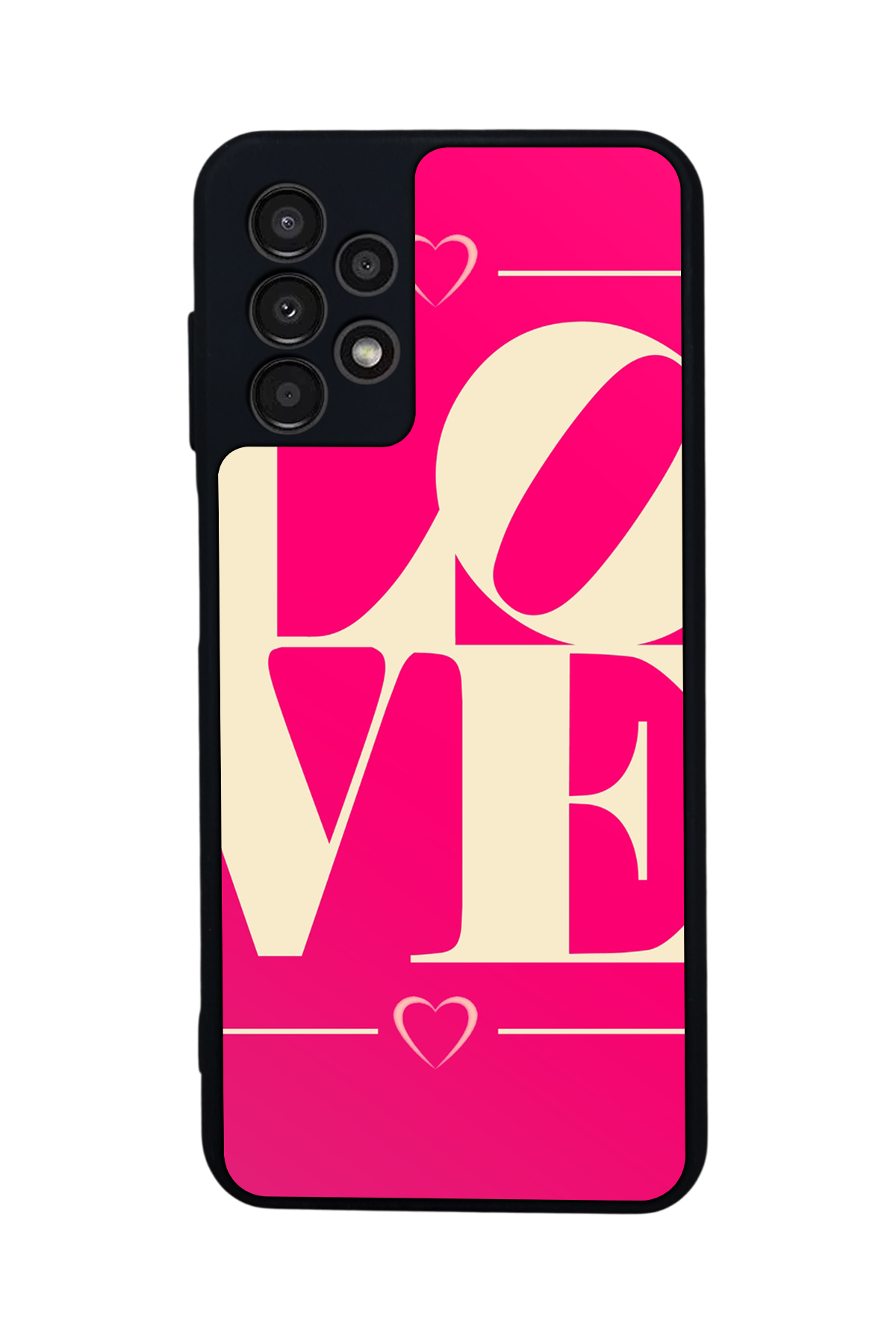 Samsung Galaxy A23 Uyumlu Love Tasarımlı Glossy Premium Kılıf