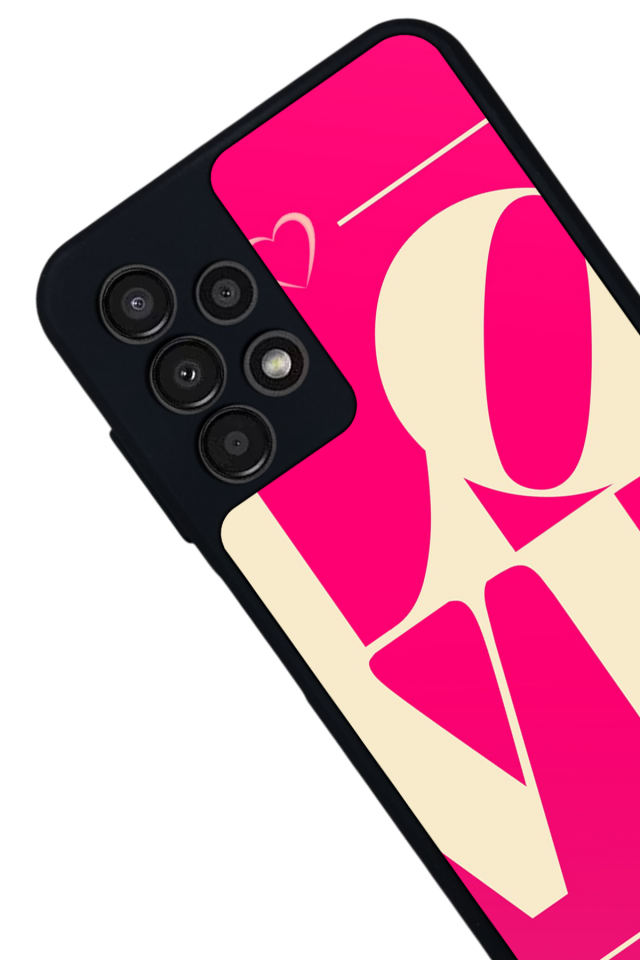 Samsung Galaxy A23 Uyumlu Love Tasarımlı Glossy Premium Kılıf