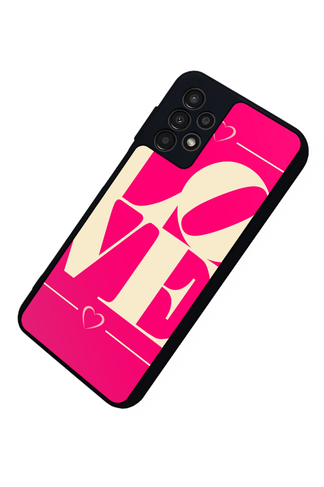 Samsung Galaxy A23 Uyumlu Love Tasarımlı Glossy Premium Kılıf