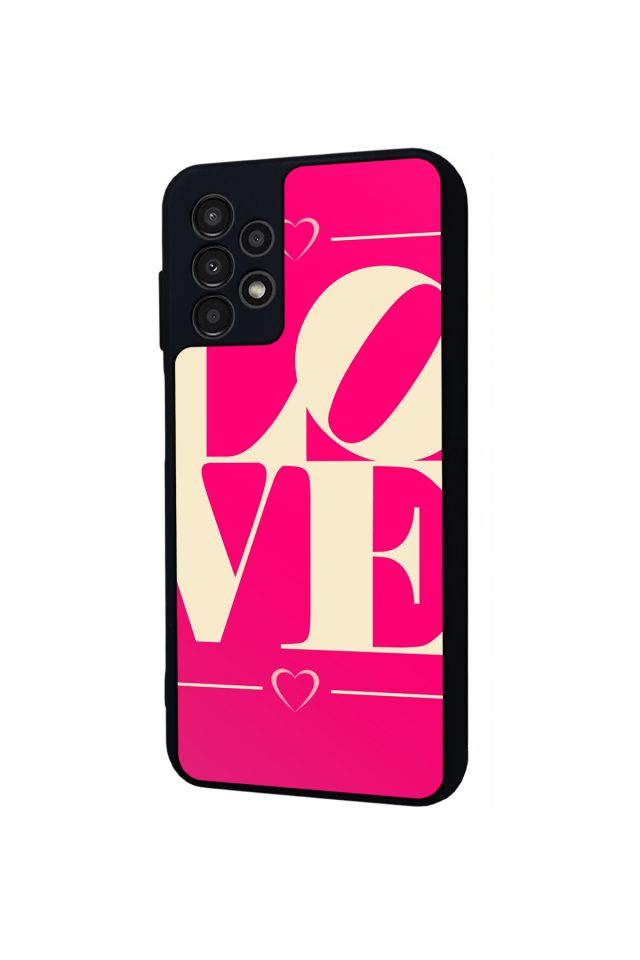 Samsung Galaxy A23 Uyumlu Love Tasarımlı Glossy Premium Kılıf