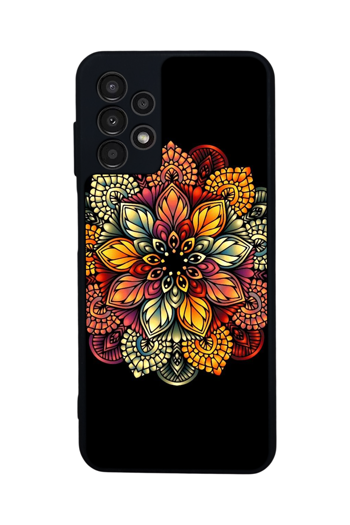 Samsung Galaxy A23 Uyumlu Mandala Tasarımlı Glossy Premium Kılıf