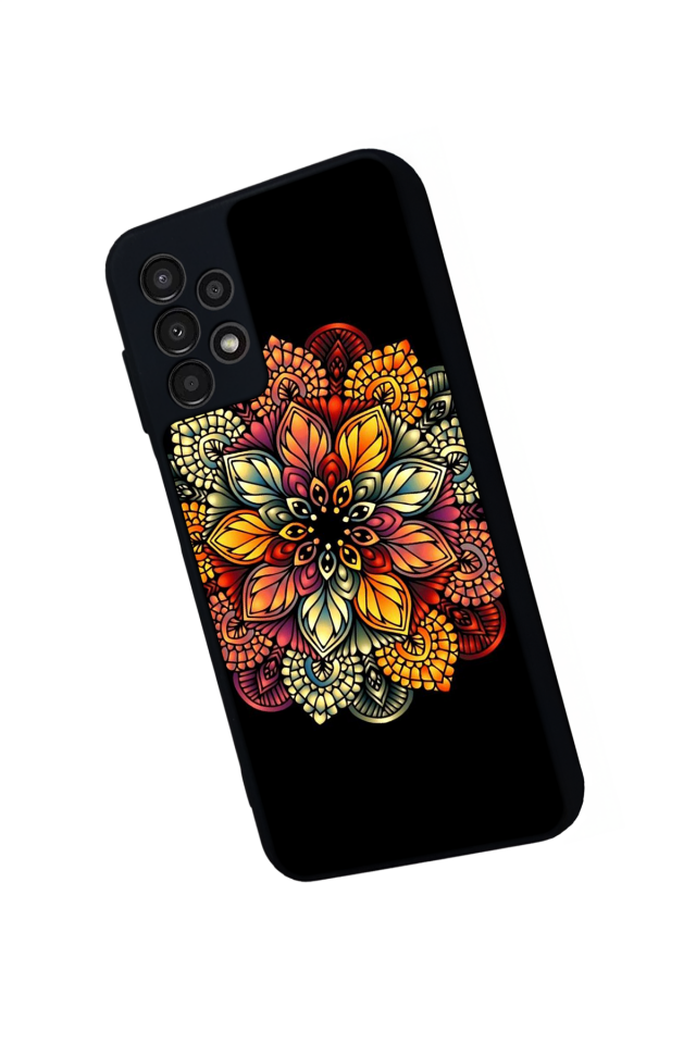Samsung Galaxy A23 Uyumlu Mandala Tasarımlı Glossy Premium Kılıf