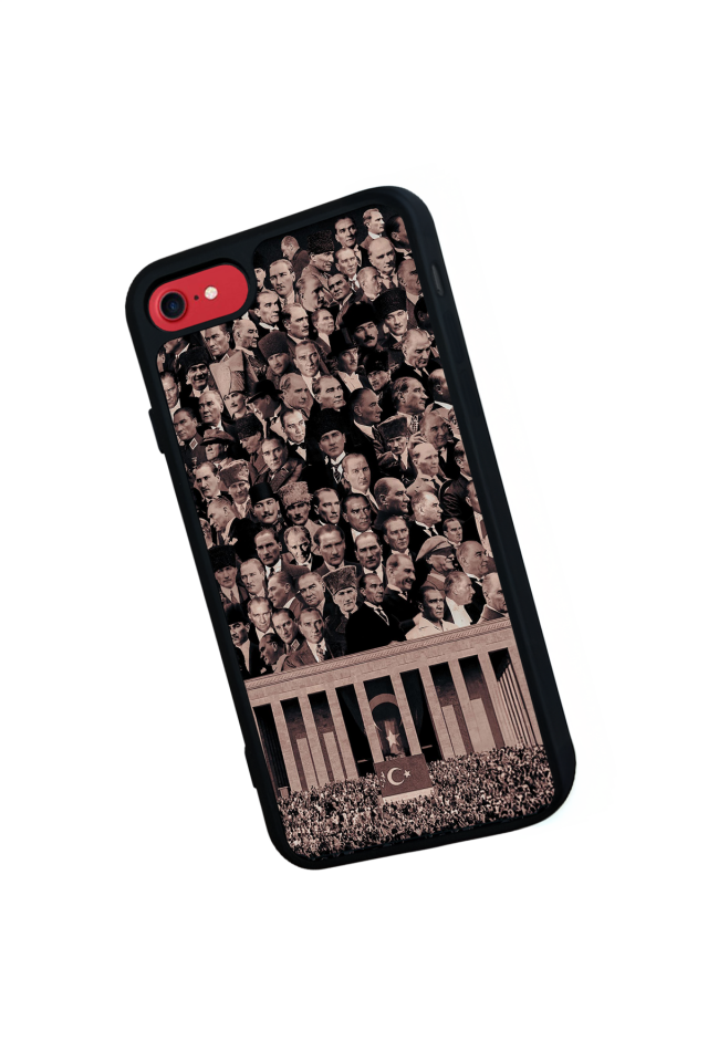 iPhone SE Uyumlu Mustafa Kemal Ataturk Tasarımlı Glossy Premium Kılıf