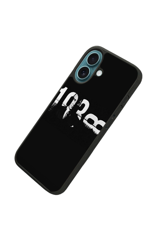 iPhone 16 Plus Uyumlu Mustafa Kemal Ataturk Tasarımlı Glossy Premium Kılıf