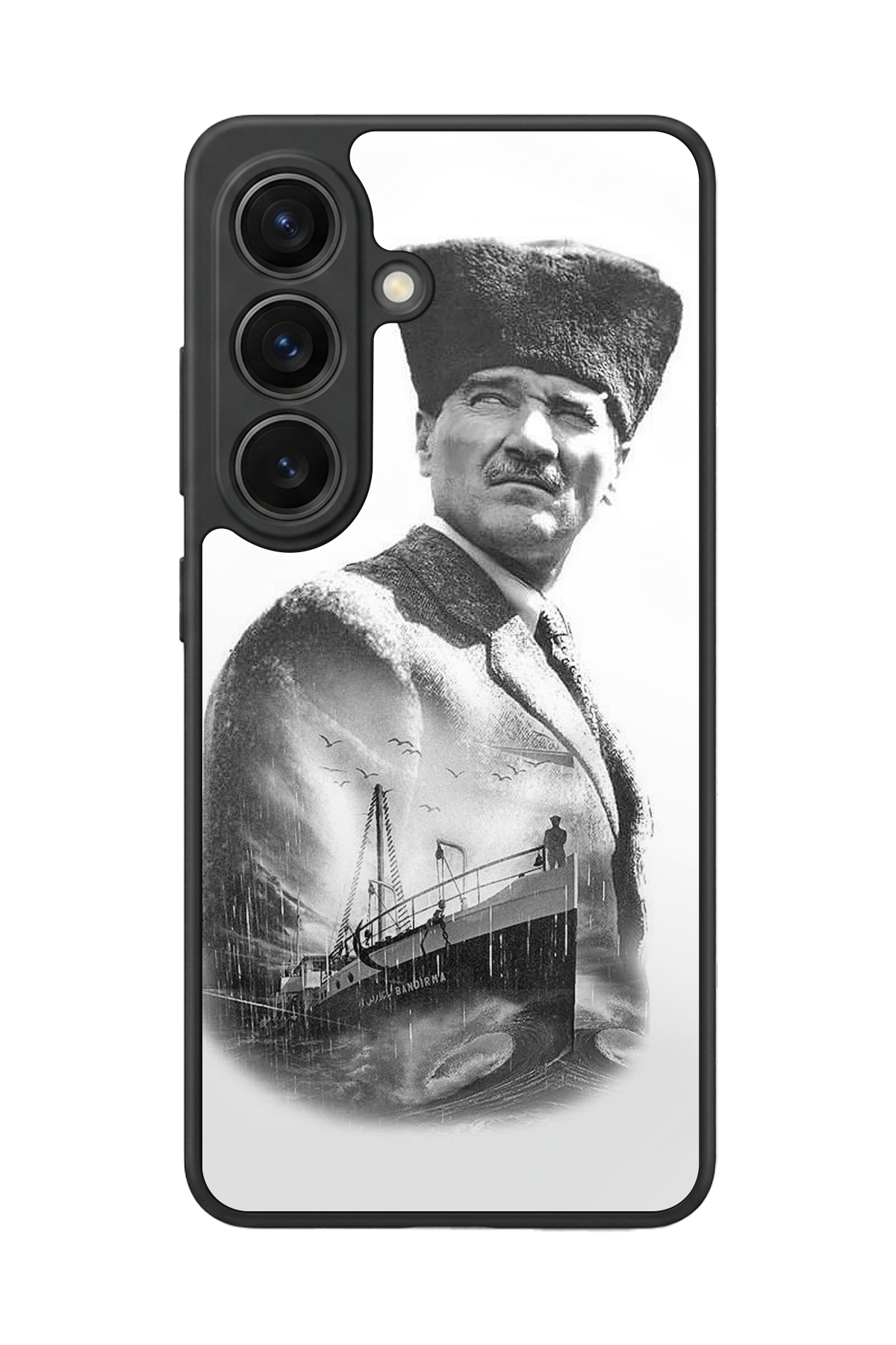 Samsung Galaxy S26 Uyumlu Mustafa Kemal Ataturk Tasarımlı Glossy Premium Kılıf