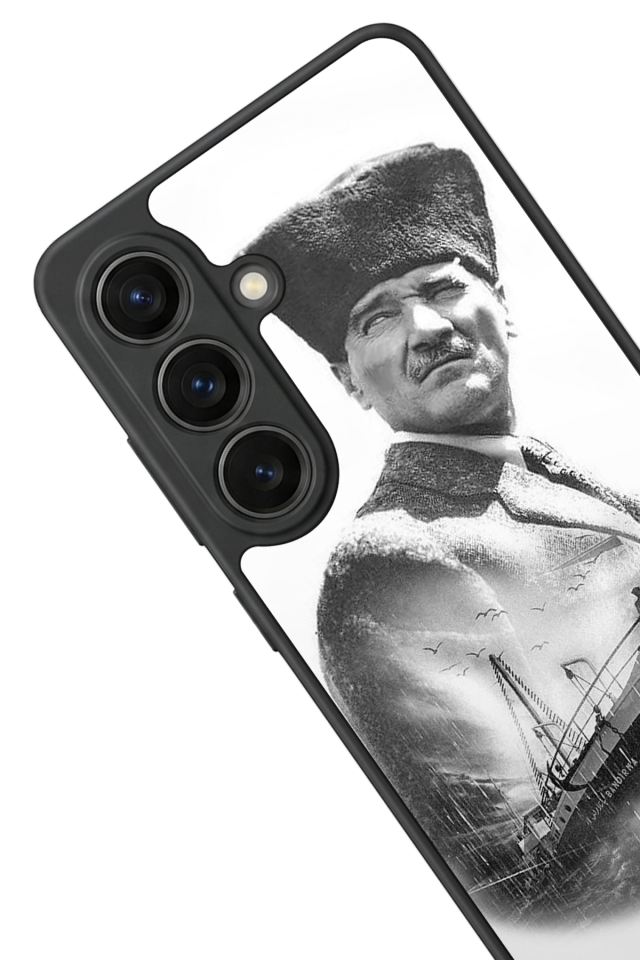 Samsung Galaxy S26 Uyumlu Mustafa Kemal Ataturk Tasarımlı Glossy Premium Kılıf