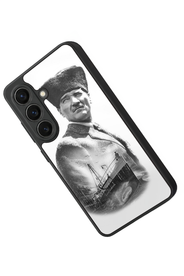 Samsung Galaxy S26 Uyumlu Mustafa Kemal Ataturk Tasarımlı Glossy Premium Kılıf