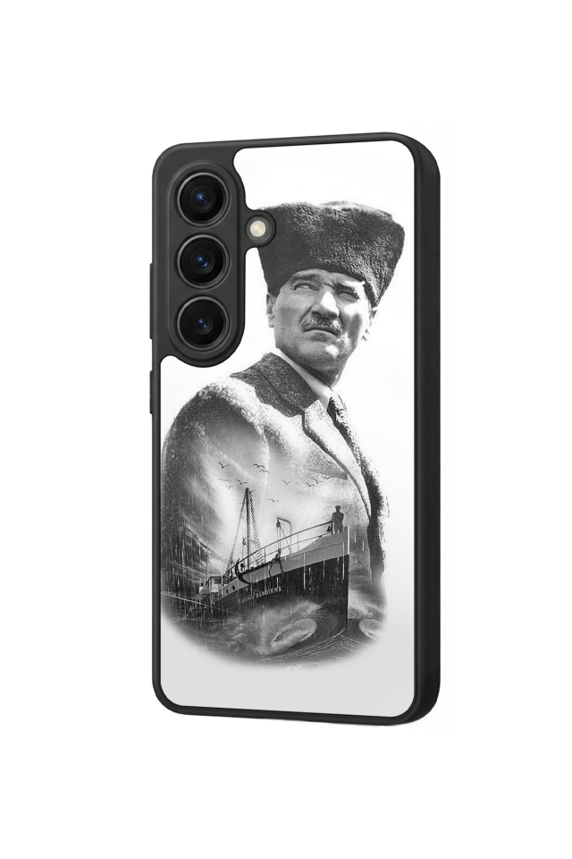Samsung Galaxy S26 Uyumlu Mustafa Kemal Ataturk Tasarımlı Glossy Premium Kılıf