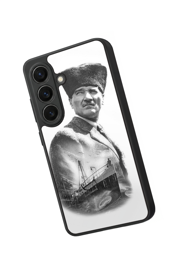Samsung Galaxy S26 Uyumlu Mustafa Kemal Ataturk Tasarımlı Glossy Premium Kılıf
