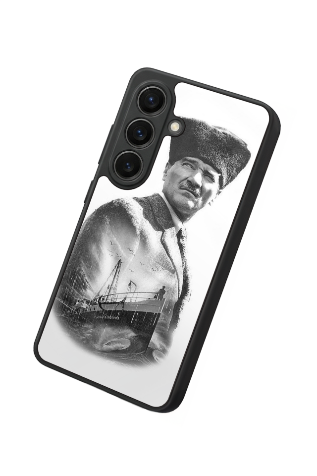 Samsung Galaxy S26 Uyumlu Mustafa Kemal Ataturk Tasarımlı Glossy Premium Kılıf