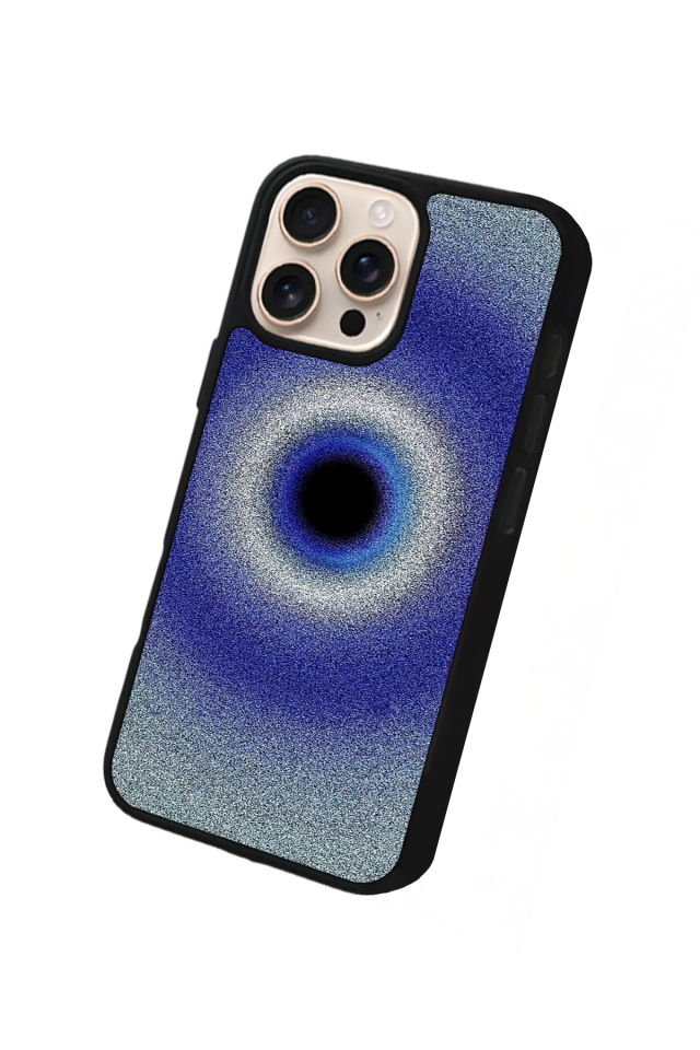 iPhone 15 Pro Max Uyumlu Nazar Tasarımlı Glossy Premium Kılıf