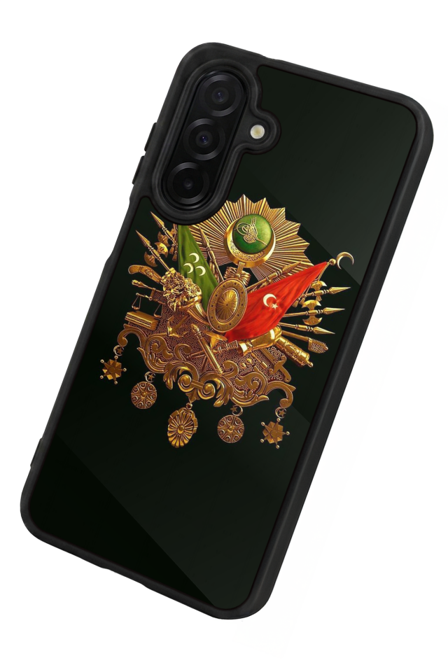 Samsung Galaxy A56 Uyumlu Osmanli Tugrasi Tasarımlı Glossy Premium Kılıf