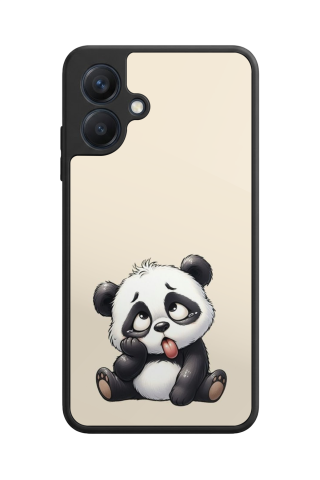 Samsung Galaxy A07 Uyumlu Panda Tasarımlı Glossy Premium Kılıf