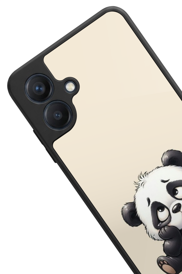 Samsung Galaxy A07 Uyumlu Panda Tasarımlı Glossy Premium Kılıf