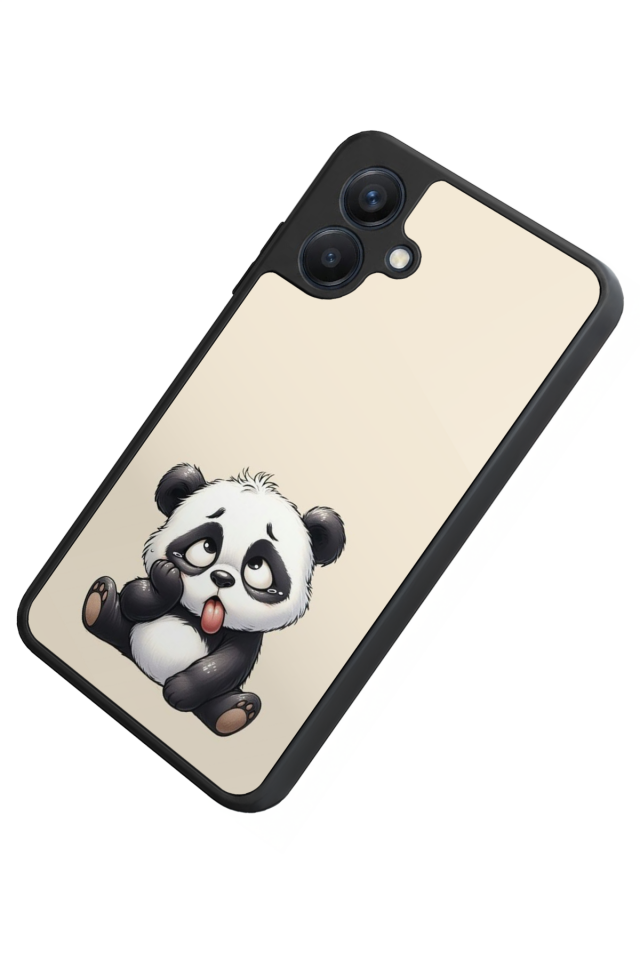Samsung Galaxy A07 Uyumlu Panda Tasarımlı Glossy Premium Kılıf