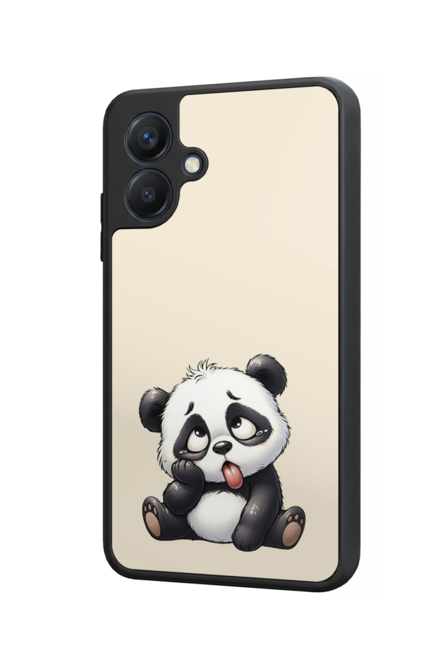 Samsung Galaxy A07 Uyumlu Panda Tasarımlı Glossy Premium Kılıf