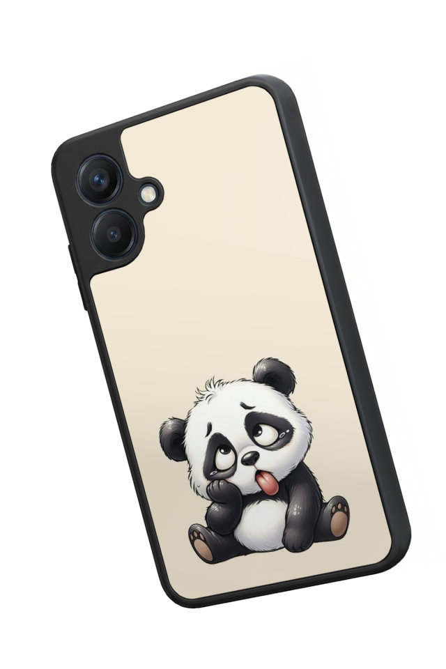 Samsung Galaxy A07 Uyumlu Panda Tasarımlı Glossy Premium Kılıf