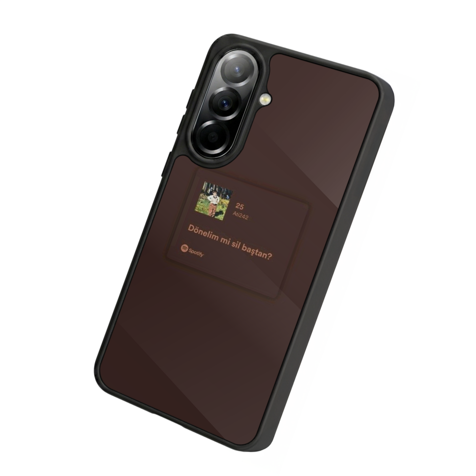 Samsung Galaxy A37 Uyumlu Sarki Sozleri Tasarımlı Glossy Premium Kılıf