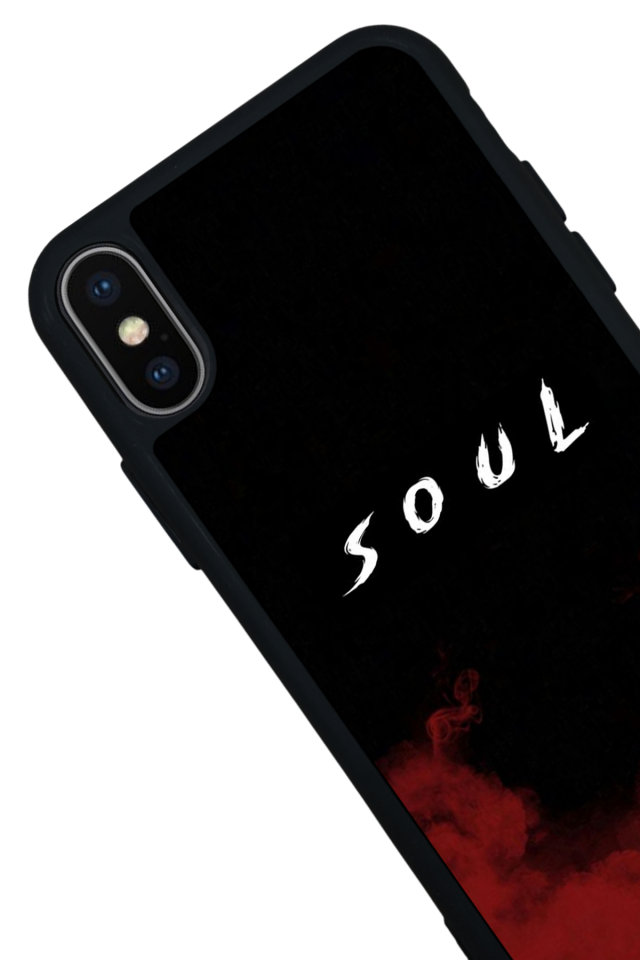 iPhone XS Max Uyumlu SOUL Tasarımlı Glossy Premium Kılıf