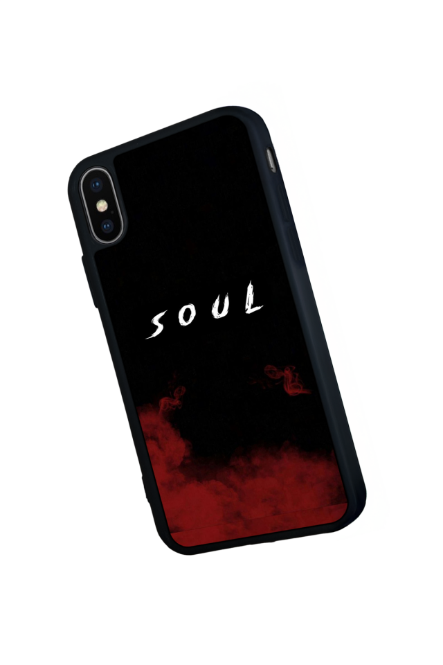 iPhone XS Max Uyumlu SOUL Tasarımlı Glossy Premium Kılıf