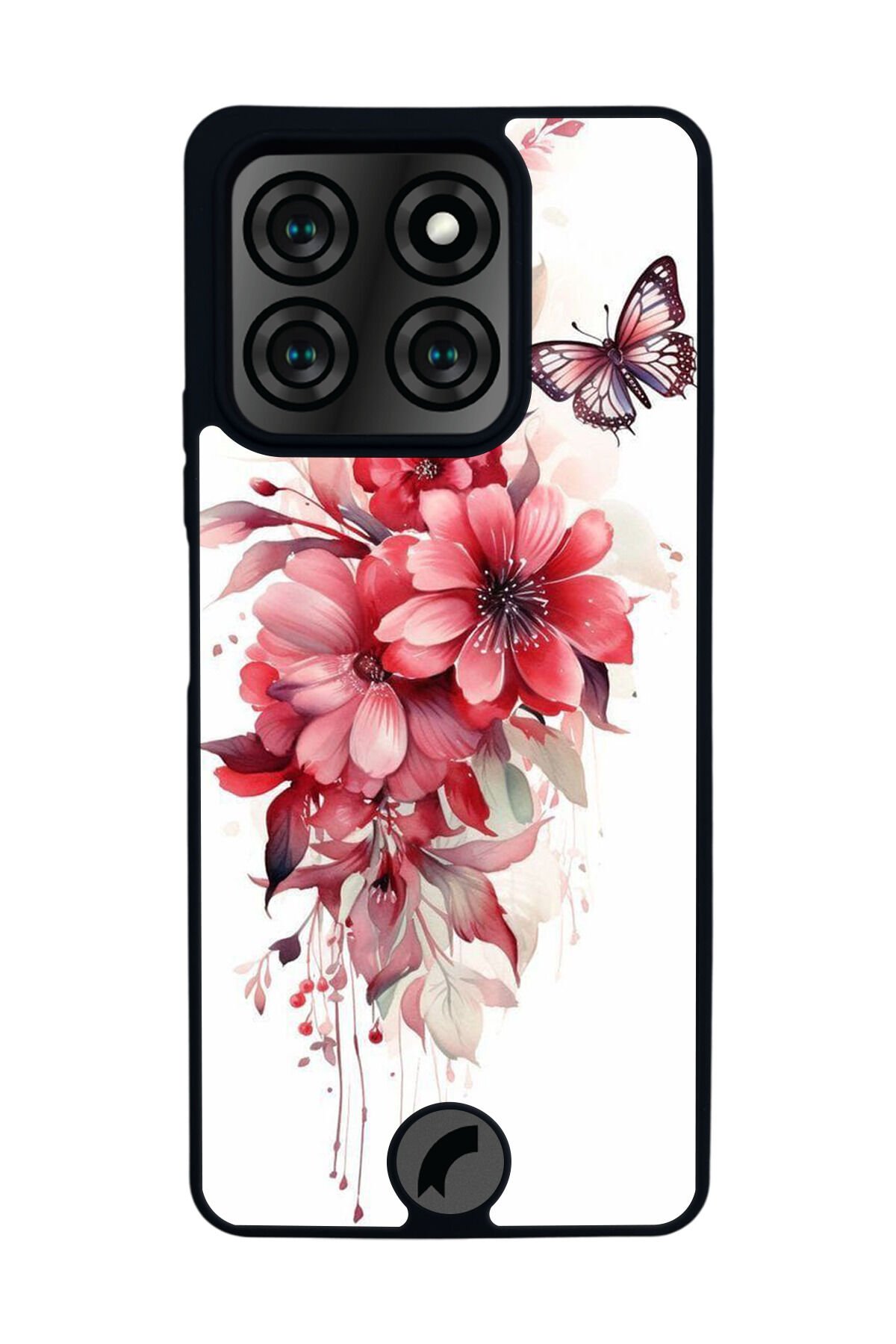 Reeder S71 Uyumlu Floral Tasarımlı Glossy Premium Kılıf
