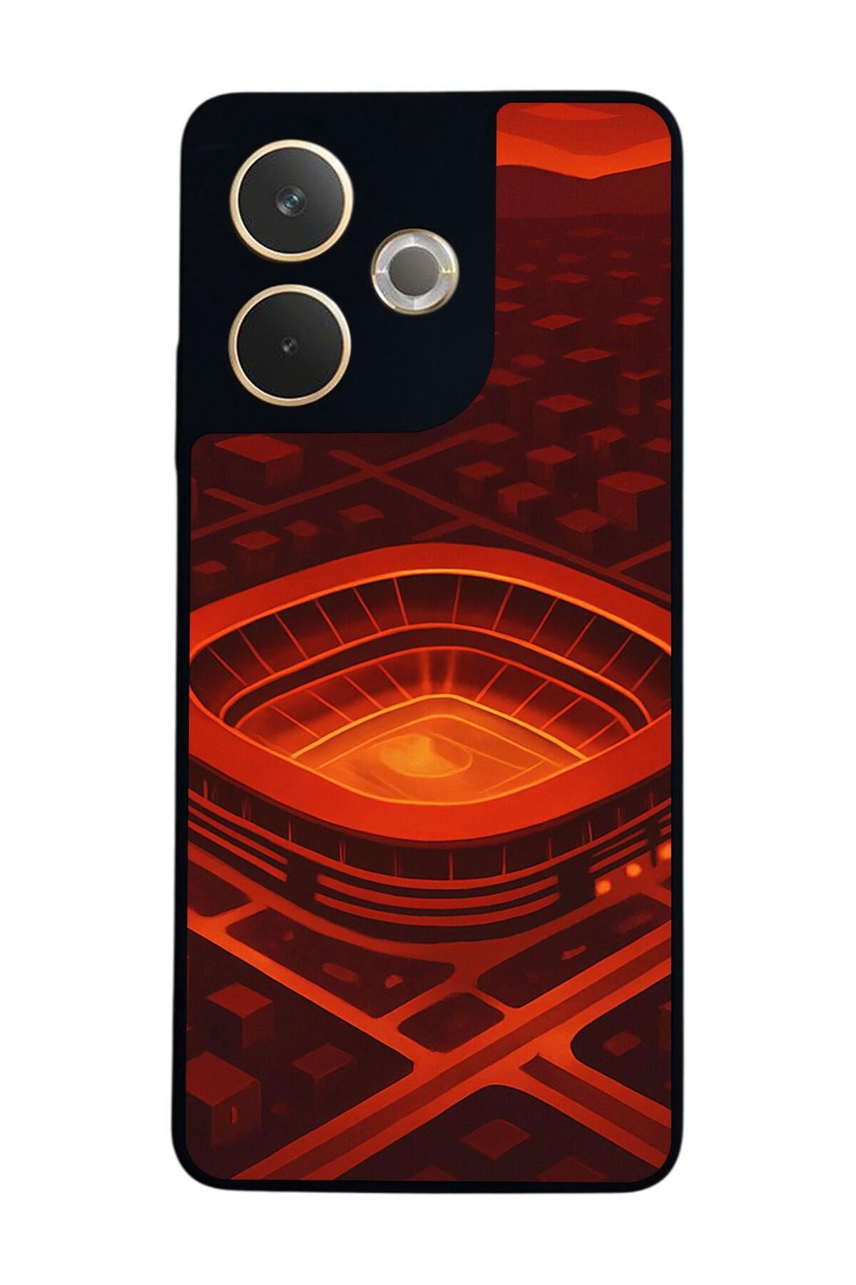 Oppo A5 Pro Uyumlu Aslan Tasarımlı Glossy Premium Kılıf