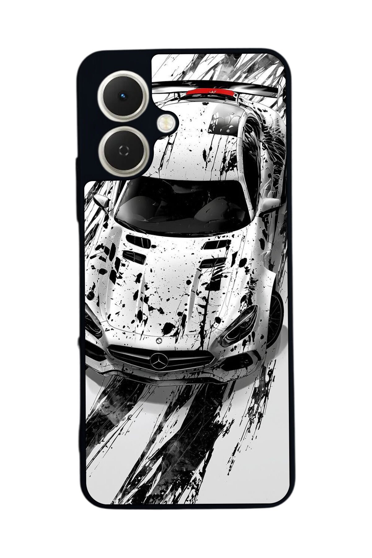 Tecno Spark GO 2 Uyumlu Mercedes Tasarımlı Glossy Premium Kılıf