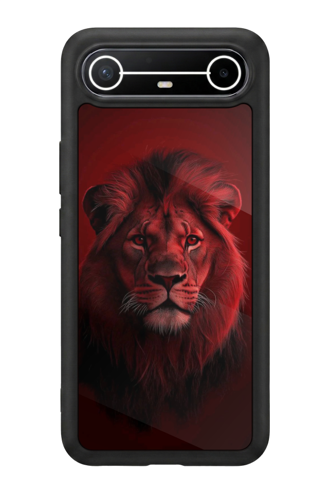 Tecno Spark Slim 5G Uyumlu Aslan Tasarımlı Glossy Premium Kılıf