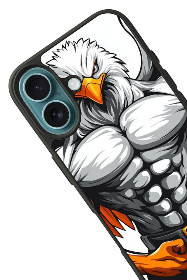 iPhone 16 Uyumlu Besiktas Tasarımlı Glossy Premium Kılıf