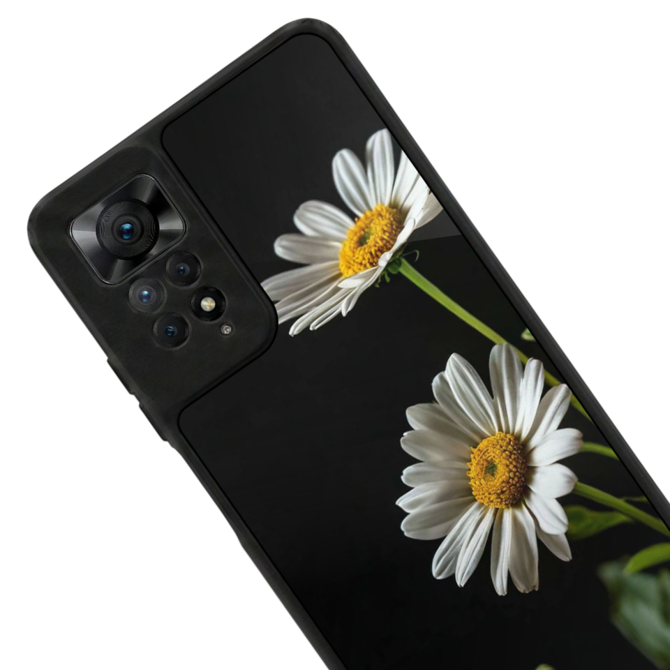 Xiaomi Redmi Note 12 Pro Uyumlu Cicek Tasarımlı Glossy Premium Kılıf