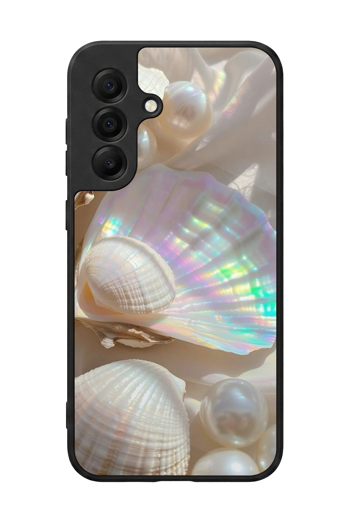 Samsung Galaxy A17 Uyumlu  İnci Tasarımlı Glossy Premium Kılıf