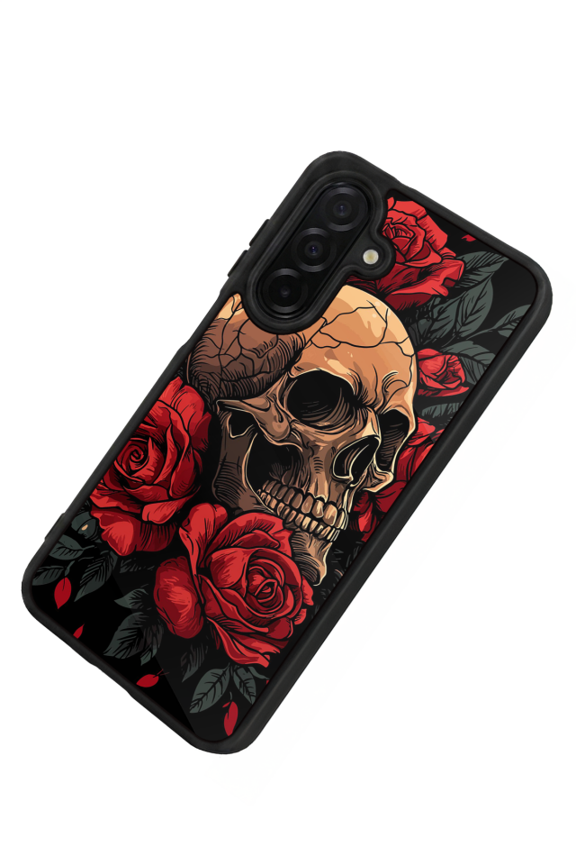 Samsung Galaxy A56 Uyumlu KuruKafa Tasarımlı Glossy Premium Kılıf