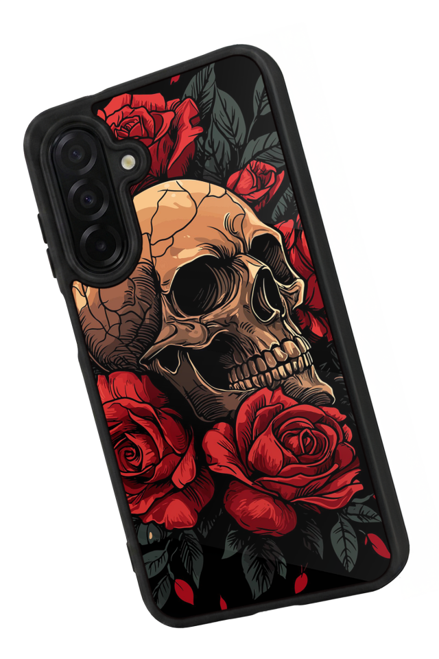 Samsung Galaxy A56 Uyumlu KuruKafa Tasarımlı Glossy Premium Kılıf