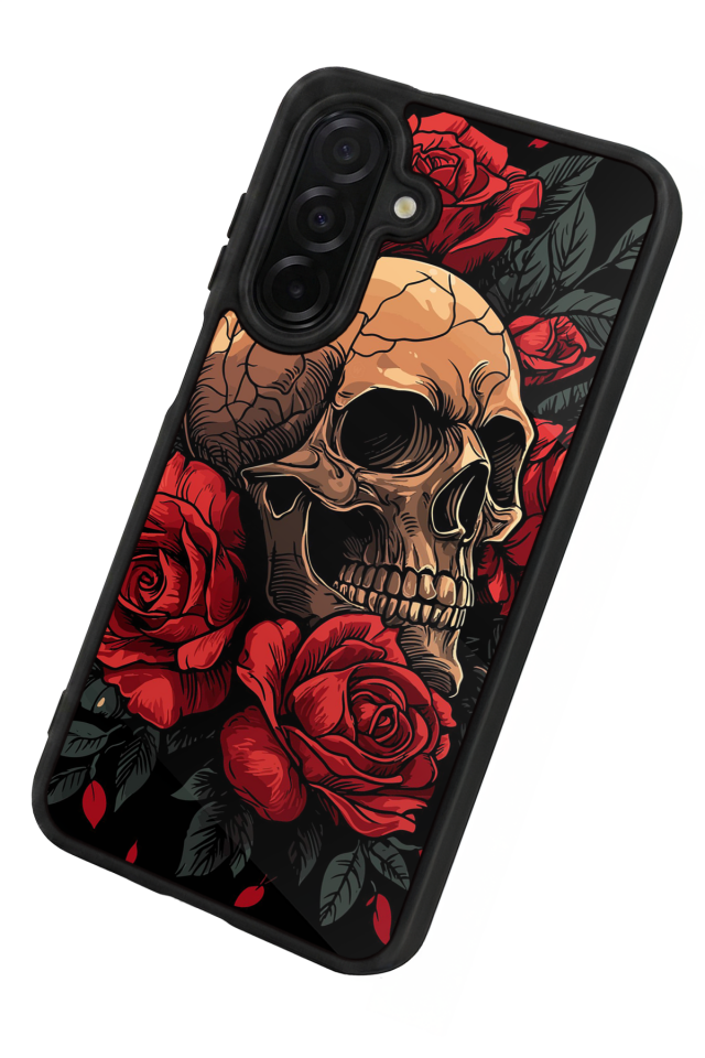 Samsung Galaxy A56 Uyumlu KuruKafa Tasarımlı Glossy Premium Kılıf